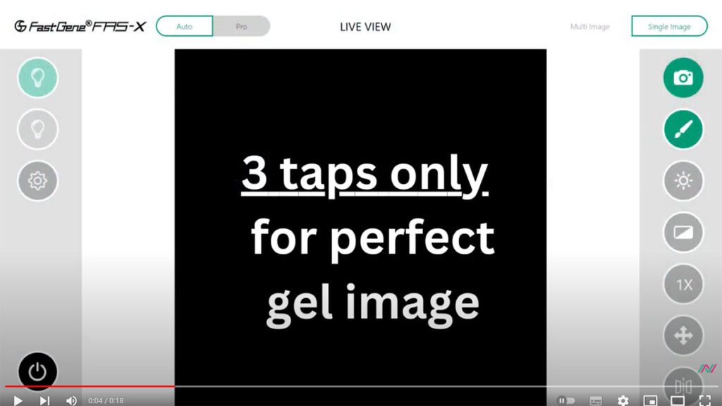 FastGene FAS-X | Video: 3 tabs only for perfect gel images