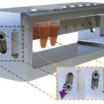 FastGene MagnaStand 1.5 | Adjust the magnetic position to the volume of the sample